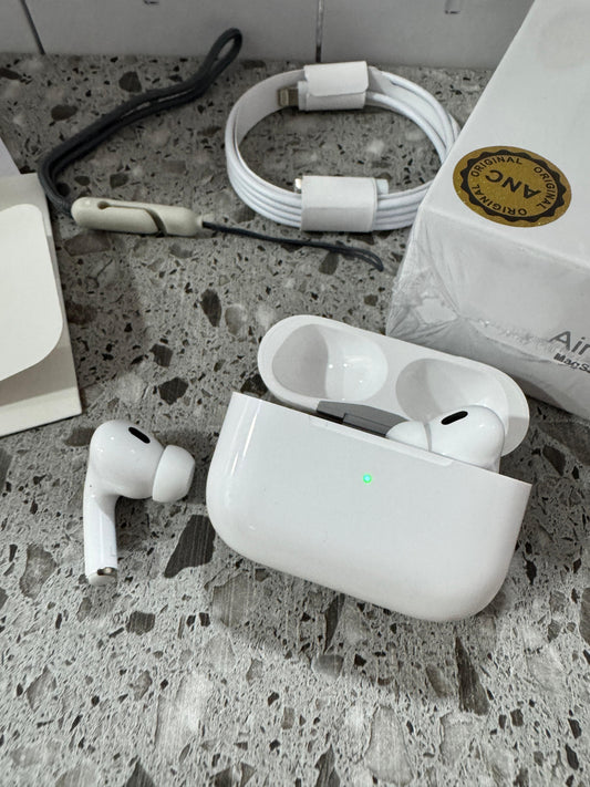 Airpods 2da. Generación con ANC – logo y cintillo de seguridad