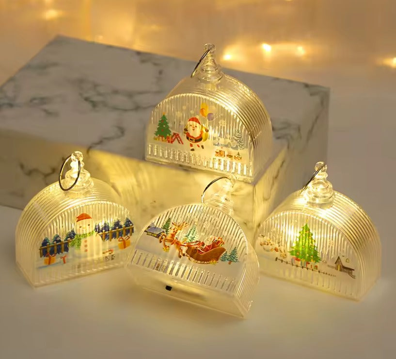 Lampara navideña x 3 unidades