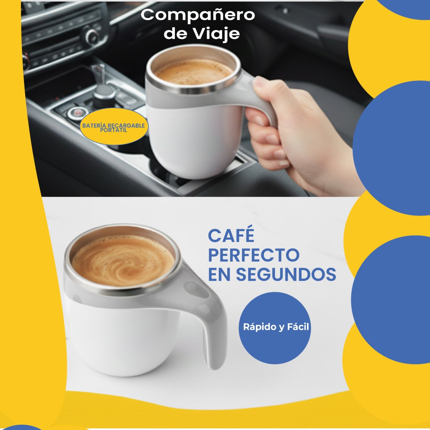 Taza Auto mezcladora Recargable